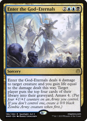 Ingrese a los Dioses Eternos (Paquete promocional) [Promociones de War of the Spark] 