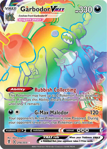 Garbodor VMAX (216/203) [Espada y escudo: cielos en evolución] 