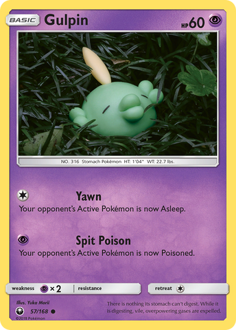 Gulpin (57/168) [Sol y Luna: Tormenta Celestial] 