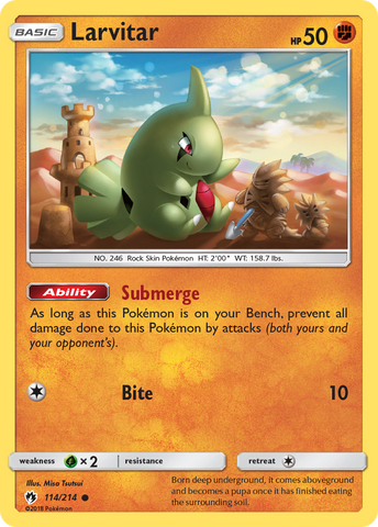 Larvitar (114/214) [Sol y Luna: Trueno perdido] 