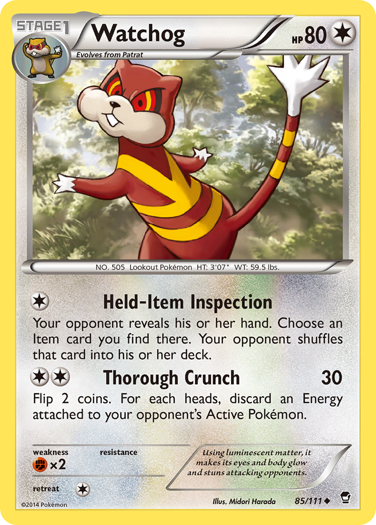 Watchog (85/111) [XY: Puños furiosos] 