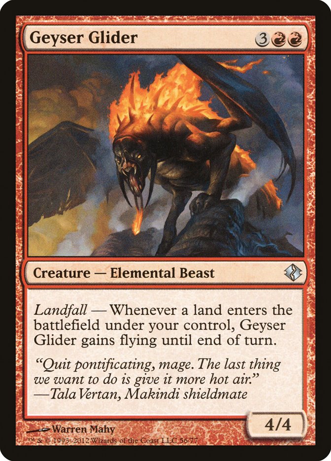 Planeador Geyser [Mazos de duelo: Venser vs. Koth] 