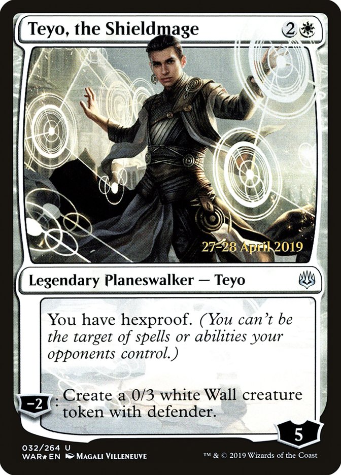 Teyo, el mago escudo [Promociones de presentación de War of the Spark] 