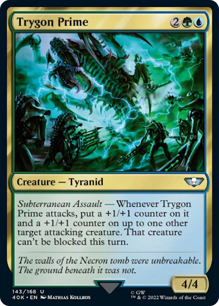 Trygon Prime (lámina de sobretensión) [Warhammer 40,000] 
