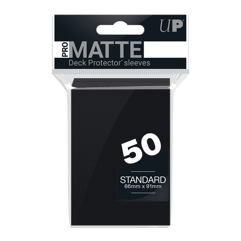 Ultra PRO: Fundas estándar de 50 quilates - PRO-Matte (negro) 