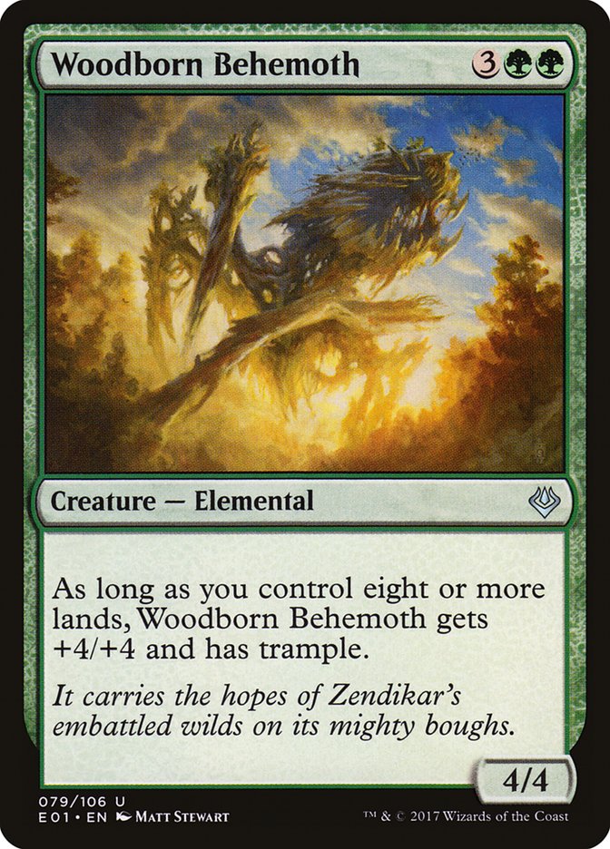 Behemoth nacido del bosque [Archienemigo: Nicol Bolas] 