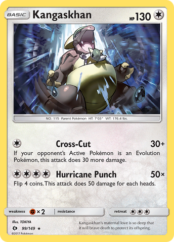 Kangaskhan (99/149) [Sol y Luna: Conjunto básico] 