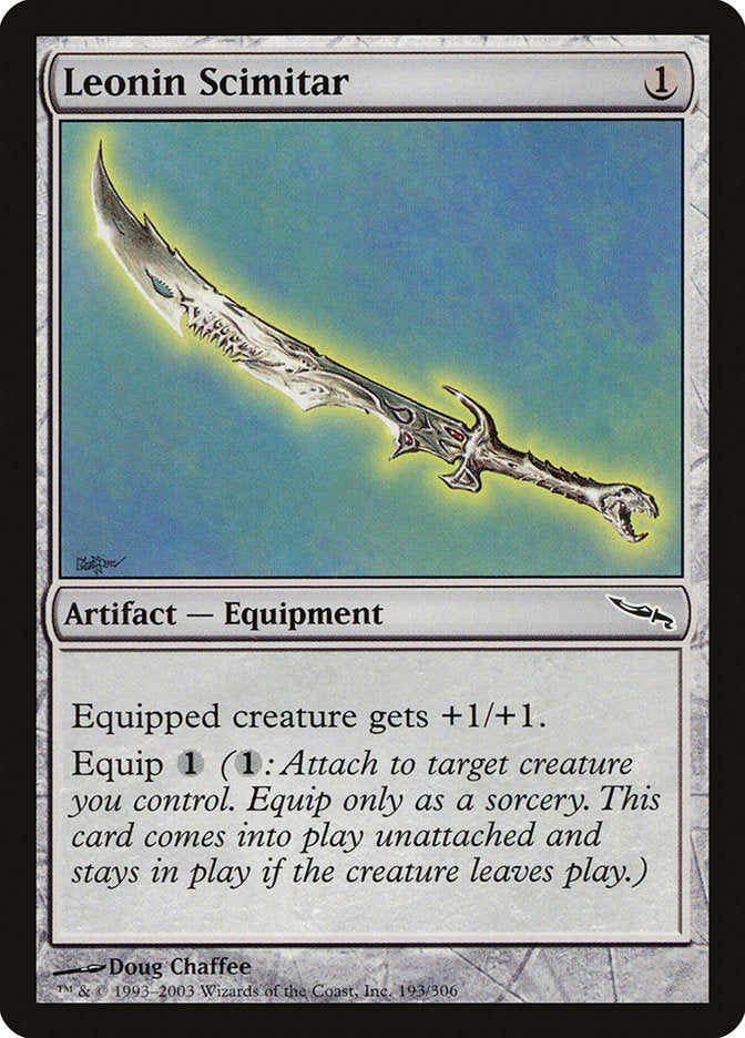 Cimitarra leonina [Mirrodin] 