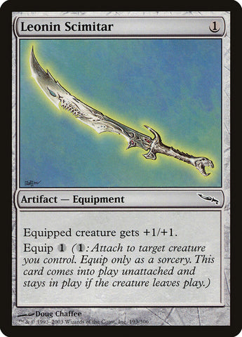 Cimitarra leonina [Mirrodin] 