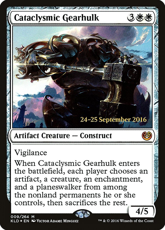 Gearhulk cataclísmico [Promociones de presentación de Kaladesh] 