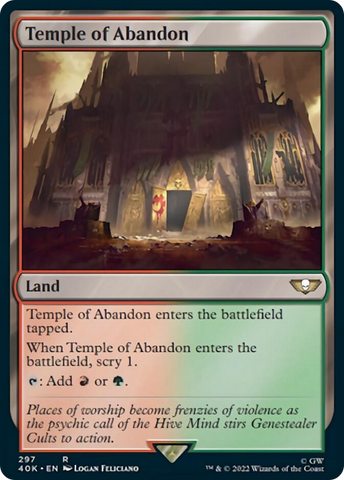 Templo del Abandono (Surge Foil) [Warhammer 40,000] 