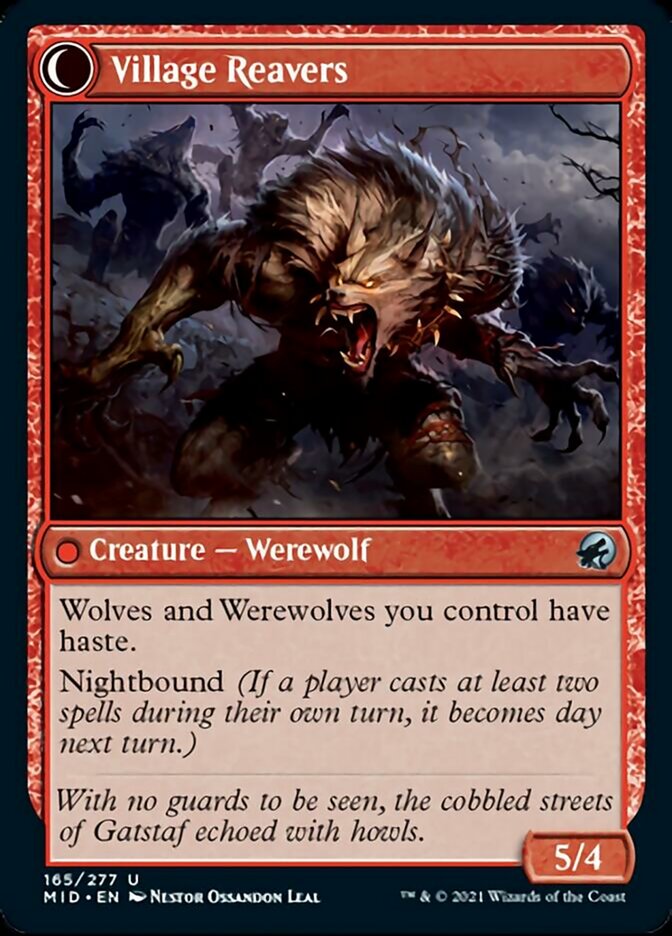 Vigilancia del pueblo // Atracadores del pueblo [Innistrad: Caza de medianoche] 
