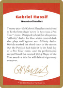 Gabriel Nassif Bio [Barajas del Campeonato Mundial 2004] 