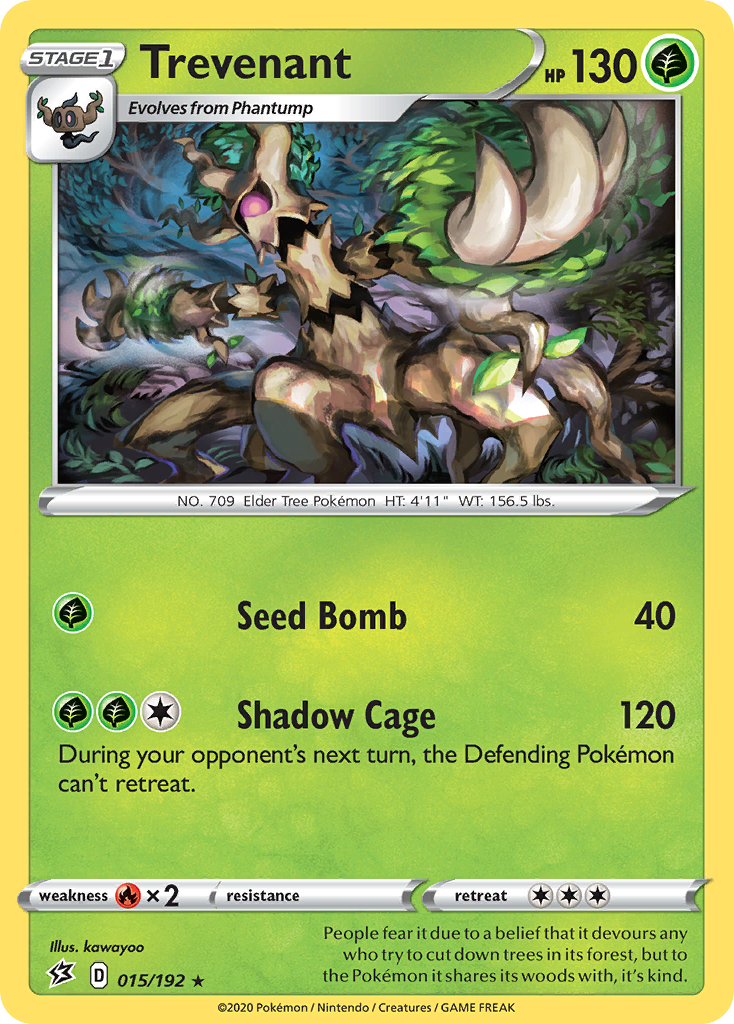 Trevenant (015/192) [Espada y escudo: Choque rebelde] 