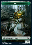 Insecto // Ficha de doble cara de Ilusión de dragón [Innistrad: Fichas de voto carmesí] 