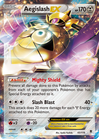 Aegislash EX (65/119) [XY: Fuerzas fantasma] 