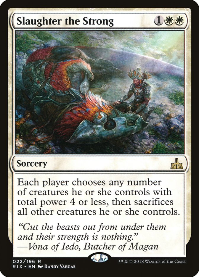 Matar a los fuertes [Rivales de Ixalan] 