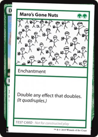 Maro's Gone Nuts (Edición 2021) [Tarjetas de prueba de juego Mystery Booster] 