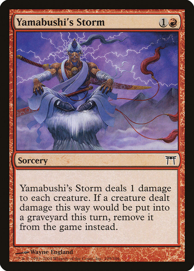 Tormenta de Yamabushi [Campeones de Kamigawa] 
