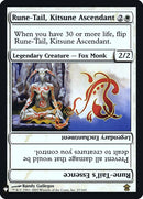 Rune-Tail, Ascendente Kitsune // Esencia de Rune-Tail [Refuerzo misterioso] 