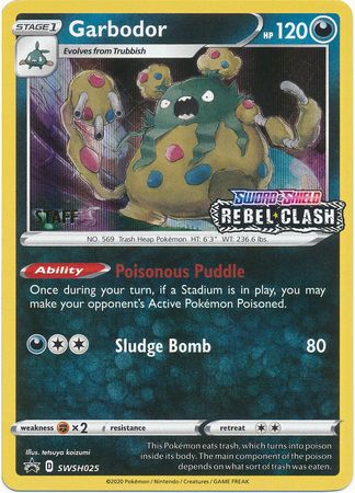 Garbodor (SWSH025) (Promoción de presentación del personal) [Sword &amp; Shield: Black Star Promos] 