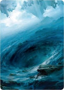 Tarjeta artística de Isla 3 [Serie de arte Zendikar Rising] 