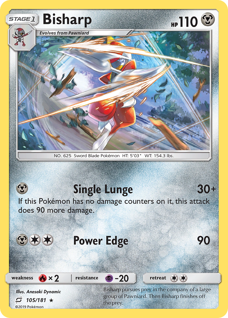 Bisharp (105/181) [Sol y Luna: forman equipo] 