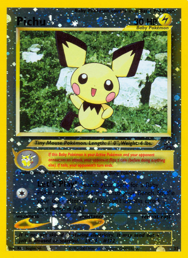 Pichu (35) [Magos de la Costa: Black Star Promos] 