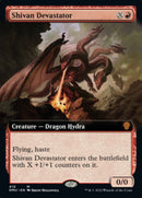 Shivan Devastator (Arte extendido) [Dominaria United] 