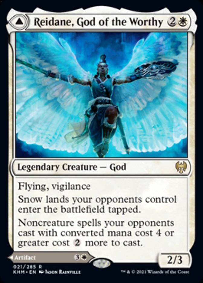 Reidane, dios de los dignos // Valkmira, escudo protector [Kaldheim] 