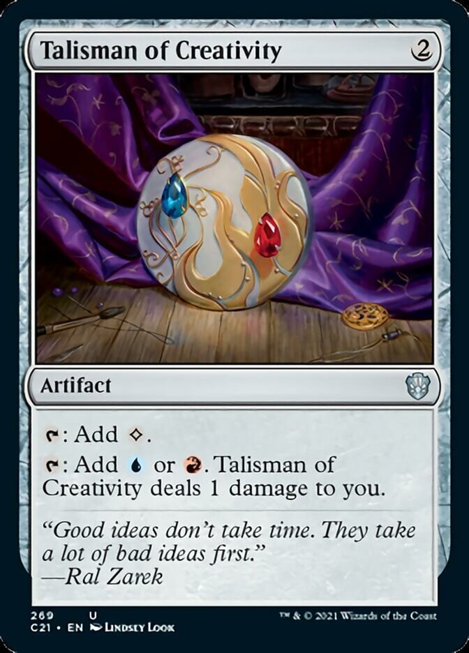 Talismán de la creatividad [Commander 2021] 