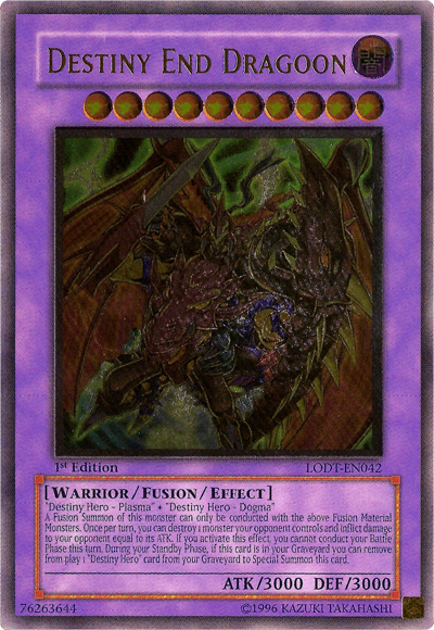 Dragón del Fin del Destino [LODT-EN042] Último Raro 