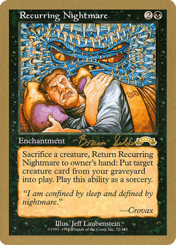 Pesadilla recurrente (Brian Selden) [World Championship Decks 1998] 