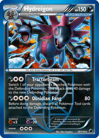 Hydreigon (78/116) [Blanco y negro: Congelación de plasma] 