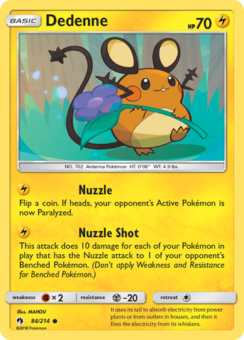 Dedenne (84/214) [Sol y Luna: Trueno perdido] 