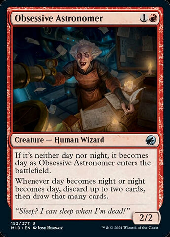 Astrónomo obsesivo [Innistrad: Caza de medianoche] 