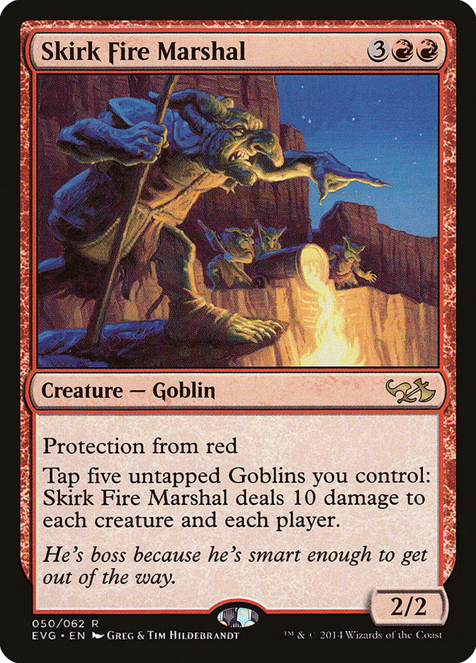 Skirk Fire Marshal (Elfos contra Goblins) [Antología de Duel Decks] 