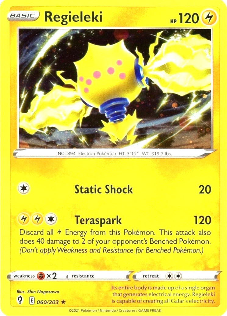 Regieleki (060/203) (Cosmos Holo) [Espada y escudo: cielos en evolución] 
