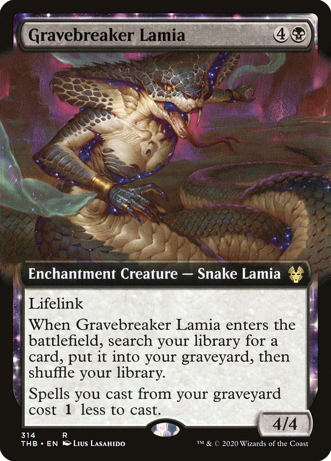 Gravebreaker Lamia (Arte extendido) [Theros Beyond Death] 