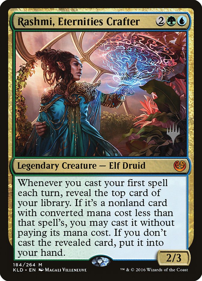 Rashmi, Eternities Crafter (paquete promocional) [Kaladesh Promos] 