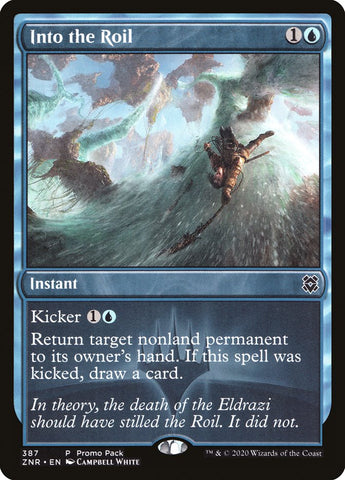 Into the Roil (Paquete promocional) [Promociones de Zendikar Rising] 
