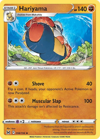 Hariyama (098/196) [Espada y escudo: Origen perdido] 