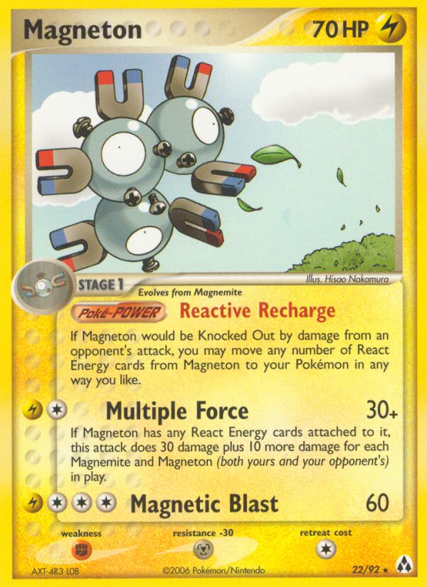 Magneton (22/92) [EX: Creador de leyendas] 