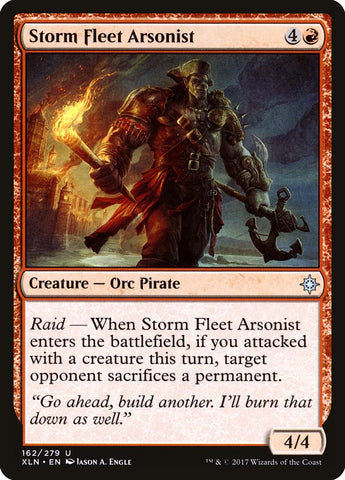 Pirómano de la Flota Tormenta [Ixalan] 