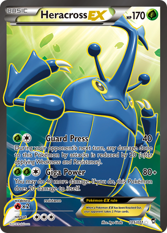 Heracross EX (105/111) [XY: Puños furiosos] 