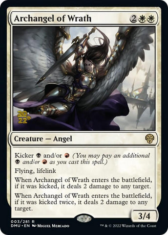 Arcángel de la ira [Promociones de presentación de Dominaria United] 