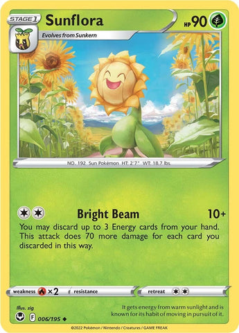Sunflora (006/195) [Espada y escudo: Tempestad plateada] 