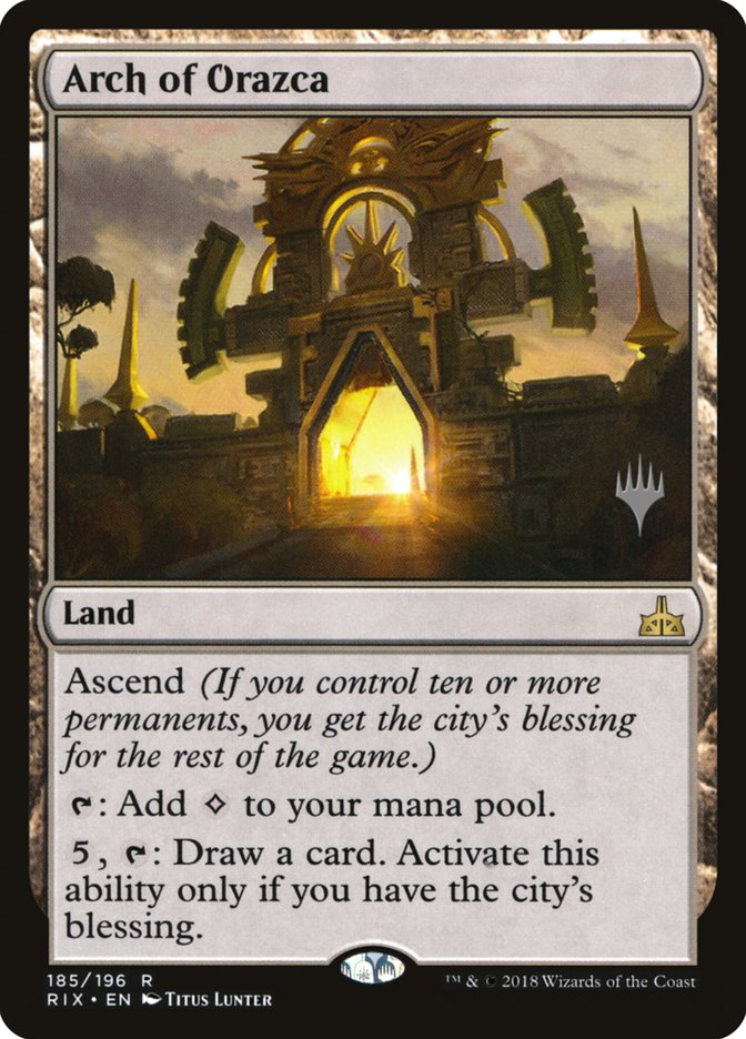 Arco de Orazca (Promo Pack) [Rivales de Ixalan Promos] 