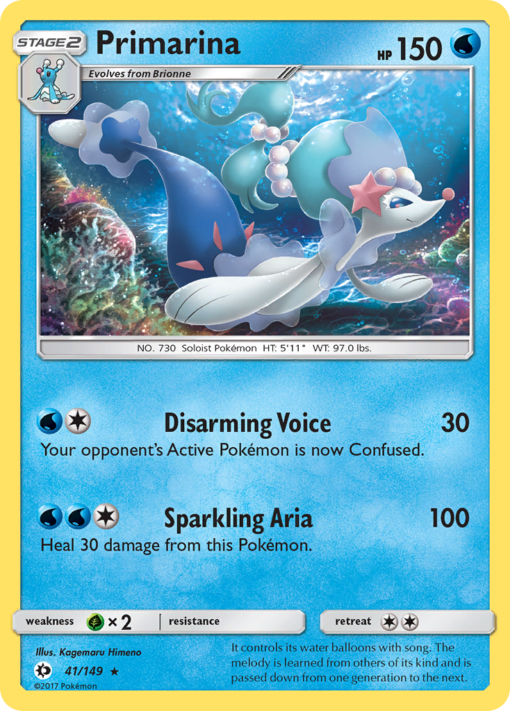 Primarina (41/149) [Sol y Luna: Conjunto básico] 