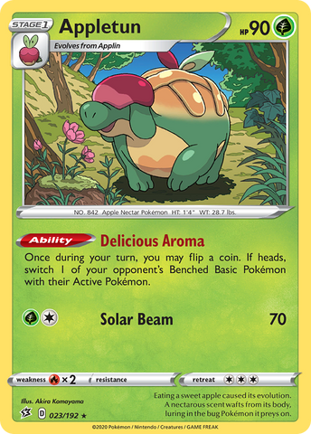 Appletun (023/192) [Espada y escudo: Choque rebelde] 